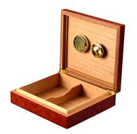 Camphor Pattern Humidor with Handmade Woodwork Matte Lacquered