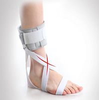 AFO Drop Foot Support Splint Ankle Foot Orthosis Support (Large/Right: 27.5cm)