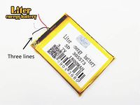 3 Lines 3.7V 1800mAh 305573 Lithium Polymer Ion Rechargeable Battery Lithium Polymer Li-Po Battery for MP4 GPS MP3 Bluetooth Stereo DIY Gift
