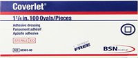 Beiersdorf-jobst Coverlet Adhesive Dressing - 1 1/4" Oval - Box of 100, 100 Count