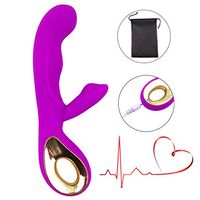 Rechargeable 10 Strong Vibrating Speed Non-Toxic Silicone Quiet Massager, Cordless Wand Massager