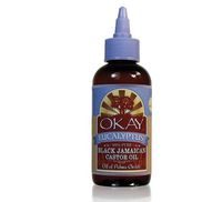 Okay Black Jamaican Castor Oil with Eucalyptus, 4 Ounce by Okay