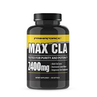 PrimaForce Max CLA 2400 Conjugated Linoleic Acid Supplement, 180 Count Softgels – Aids Fat Loss/Increases Lean Mass/Improves Fat Oxidation