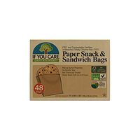 If You Care J25026 Sandwich Bags food, 48 count, Natural