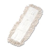 UNISAN Industrial Dust Mop Head, Hygrade Cotton, 24 Width x 5 Depth, White (1324)