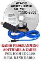 Icom IC-2300 Two-Way Radio Programming Software & Cable Kit