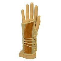 Deluxe Lace-Up Wrist Splint for Comfort and Stability, Single Pull Closure, for Carpal Tunnel, Arthritis or Pain Relief, Right, X-Large