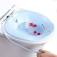 QBYLYF Sitz Bath for Toilet - Hemorrhoids Postpartum Treatment - Pregant Patients Healing Recovery Soacking Tub (Color : Blue)