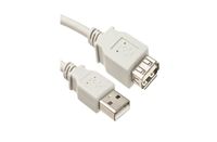 10 Feet USB 2.0 A Male to A Female Extension Cable White 10 Pack