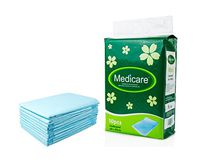 Continuon Extra Absorbent Incontinence Bed Pads with Waterproof Liner (10 Pack, 23x35") Disposable Overnight Sleeping Aid, Sheet Protector for Men, Women, Kids, Elderly