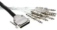 Pro Co DA88BQ-5 - Analog DB25/TRS Patch Snake, 5 Feet