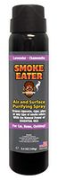 Smoke Eater - Breaks Down Smoke Odor at The Molecular Level - Eliminates Cigarette, Cigar or Pot Smoke On Clothes, in Cars, Homes, and Office - 3.5 oz Travel Spray Bottle (Lavender Chamomile AEROSOL)