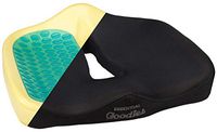 Essential Goodies Orthopedic Gel Seat Cushion for Coccyx, Tailbone, Sciatica, Lower Back, Lumbar Support- Non-Slip, Thick Comfort Pillow-Pad for Driver Car Seat, Office Chair, Wheelchair-Portable, Pad