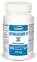 Supersmart - Astragaloside IV 98% 50 mg - Anti-Aging Supplement - Slow Down Telomere Shortening | Non-GMO - 60 Vegetarian Capsules