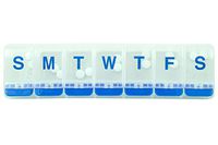 Ezy Dose 2XL Universal PushÕn Pop Pill Reminder, Colors Vary, 1-Pack