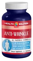 Vitamin C and hyaluronic Acid for Skin - Anti-Wrinkle Anti-Aging Complex - Healthy Skin Blends (1 Bottle 60 Capsules)
