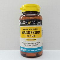 Mason Natural Mineral Extra Strength Magnesium 500 mg 100 Tablets