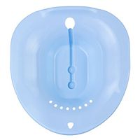 ROSENICE Portable Sitz Bath Bath Nursing Basin Kit with Sprayer for Men and Women (Sky-Blue)