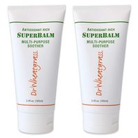 (Pack of 2) Dr Wheatgrass Superbalm 160ml - Antioxidant Rich, Multi-Purpose Soothing Cream for Stiff Muscle, Soft Tissue Injury, Fissure, Anti-Aging, Surface and Deep Tissue Massage