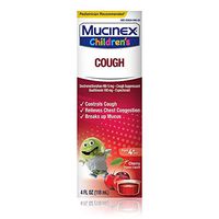 Mucinex Children's Cough Liquid Cherry Flavor - 4 oz, Pack of 3 PACKAGING MAY VARY