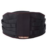 SUPVOX Heating Waist Belt Wrap Heated Lower Back Belt Waist Warmer Heating Pad Pain Relief Support Brace for Men Women - Size XL (Black)