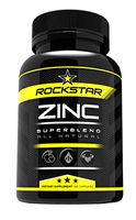 Rockstar Dietary Supplement Superblend, Zinc, 60 Count