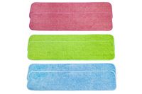 LTWHOME 24" Multi-Color Combination Microfiber Commercial Mop Refill Pads Fit for Wet or Dry Floor Cleaning (Pack of 6)