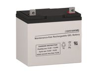 SigmasTek SPG12-55 Gel Cell Battery - Replaces 8G22NF, M22NFSLDG, DCG12-50