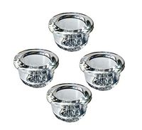 4 Pcs 9-Hole Glass Screen Filters Perfect for Various Silicone Tube