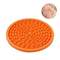 Acupuncture  Anti-Goose Warm Stone Foot Massage Mat, Foot Massage Cushion Round Shape, PVC Material, Non-Slip Design, can be Used for Massage Feet or Bathroom