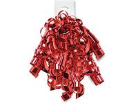 Curly Gift Bow 12 Count - Red Metallic