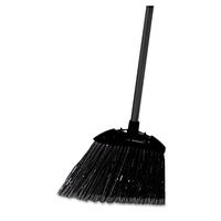 Lobby Pro Broom, Poly Bristles, 35"" Metal Handle, Black, New