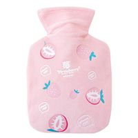 EDTO Winter Warm Cute Cartoon Plush Hand Warmers Water Bag (C)