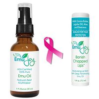 Cancer Care Pack for Skin and Lips - Skin Soother Oil and Lip Balm Set for Radiation and Chemo Side Effects