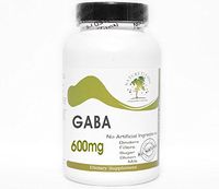 GABA 600mg Gama Aminobutyric Acid Amino Acid ~ 180 Capsules - No Additives ~ Naturetition Supplements