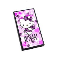 YOURNELO Lovely Red Hello Kitty Cartoon Metal Automatic Cigarette Case Box (Black 7)
