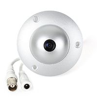 ESTi 700TVL 130 Degree Wide Angle Dome Indoor CCTV Security Surveillance Camera, Fisheye Lens with OSD Menu, White