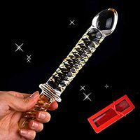 Mini Small Smooth Double-Ended Sided Medical Grade Crystal Glass Sticks for Men Women Back and All Over Body Deep Tissue Muscle Therapy QGBD8