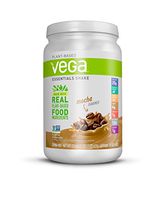 Vega Essentials Shake Mocha(18 Servings, 1 lb 6 oz) - Plant Based Vegan Protein Powder, Non Dairy, Gluten Free, Smooth and Creamy, Non GMO