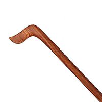 crutch LPY-QY-010 Wooden Carved Comfortable Handle Walking Sticks Retro Cane for Men and Women 90cm