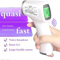 Infrared Forehead Thermometer,Accurate Digital Thermometer Non-Contact Laser Thermometer Temperature Gun with LCD Display for Kids and Adults