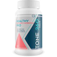 Tone 360 Max - Healthy Garcinia Cambogia Pro - Fast Weight Loss - Boost Metabolism - Suppress Appetite - Potassium Chloride Garcinia Cambogia Weight Pills - Garcinia Cambogia 100% Pure Extract