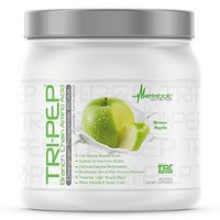 Metabolic Nutrition, TRIPEP, 100% Tri-Peptide Branch Chain Amino Acid, BCAA Powder, Pre Intra Post Workout Supplement, Green Apple, 400 Grams (40 Servings)