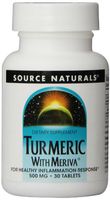 Source Naturals Turmeric with Meriva 500mg for Healthy Inflammatory Response - 30 Tablets