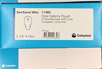 Mio Click EasiClose Wide Outlet Drainable Pouch, Maxi Transparent 60 mm