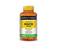 Mason Natural Flush-Free Niacin, 500mg, Capsules, 60 ea