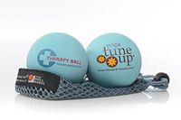 Yoga Tune Up Jill Miller's Therapy Balls Pair with Mesh Tote, Aqua Blue