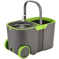 Mopping Rotating Mop Automatic Rotating Mop Hands Free Household Lazy Mop Double Barrels Buckets