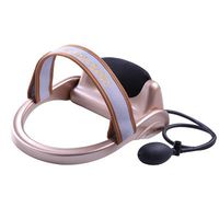 Inflatable Cervical Neck Traction Collar Device, Portable Cervical Traction Neck Massagers for Neck Pain Relief, Adjustable Neck Support Pillow