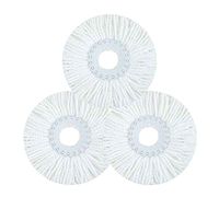 Black Temptation Set of 3 Spin Mop Head Replacement Mop Head Mop Head Refill [A]